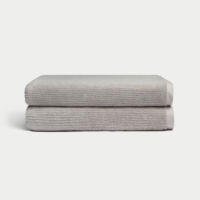 Cozy Earth Ribbed Terry Bath Sheets Perigold